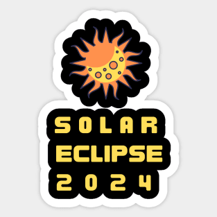 solar eclipse 2024 Sticker